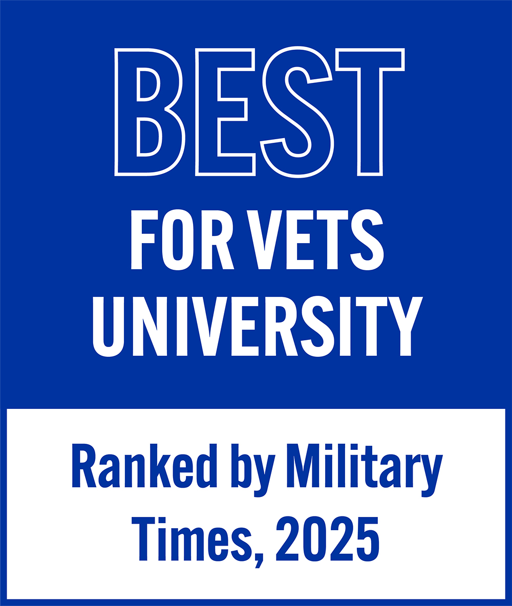 Best for Vets. University, Ranked by Military Times, 2025
