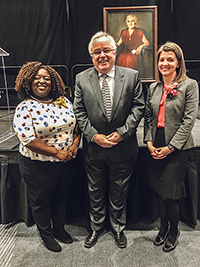 Shonta Phelps, Dean Simon Sheather, Dr. Jenny Minier