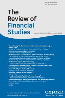 Review of Financial Studies vol 32 cover