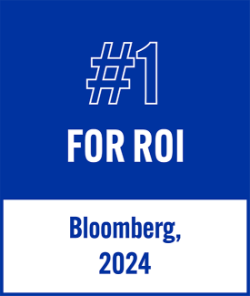 #1 for R.O.I. - Bloomberg, 2024