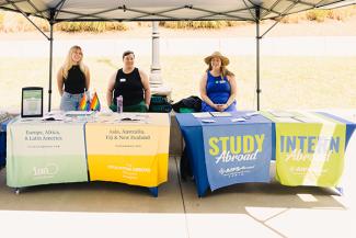 Study Abroad and International Internship Booths