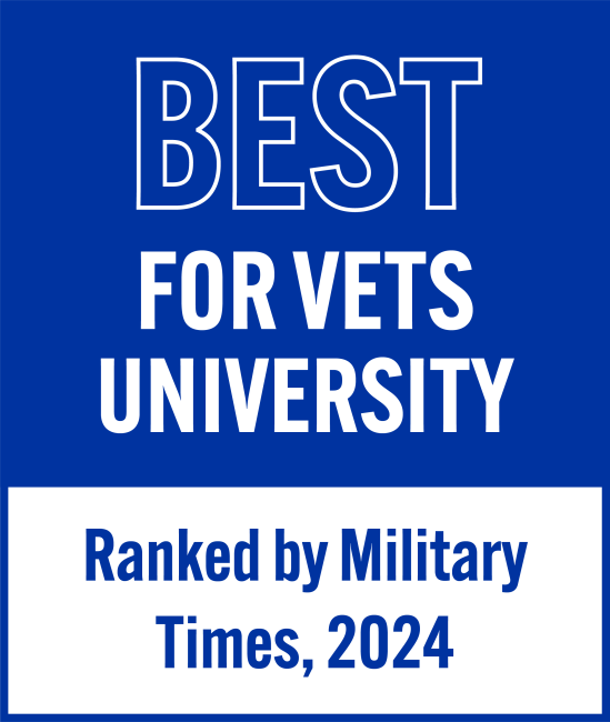 Best for Vets university, ranked by Military Times, 2024