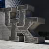 Photo of UK brick wall at the Gatton Student Center.